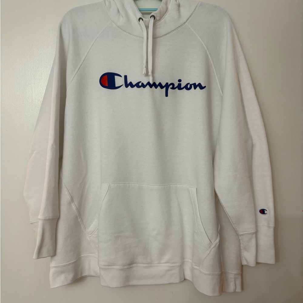 Champion Classic White Pullover Hoodie